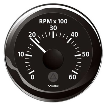 Marine Rev Counter Gauge 6000 RPM